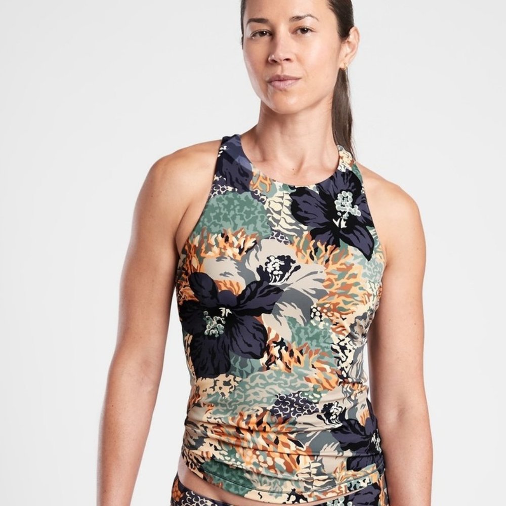 NWT Maldives Printed Tankini - 32D/DD & 34D/DD